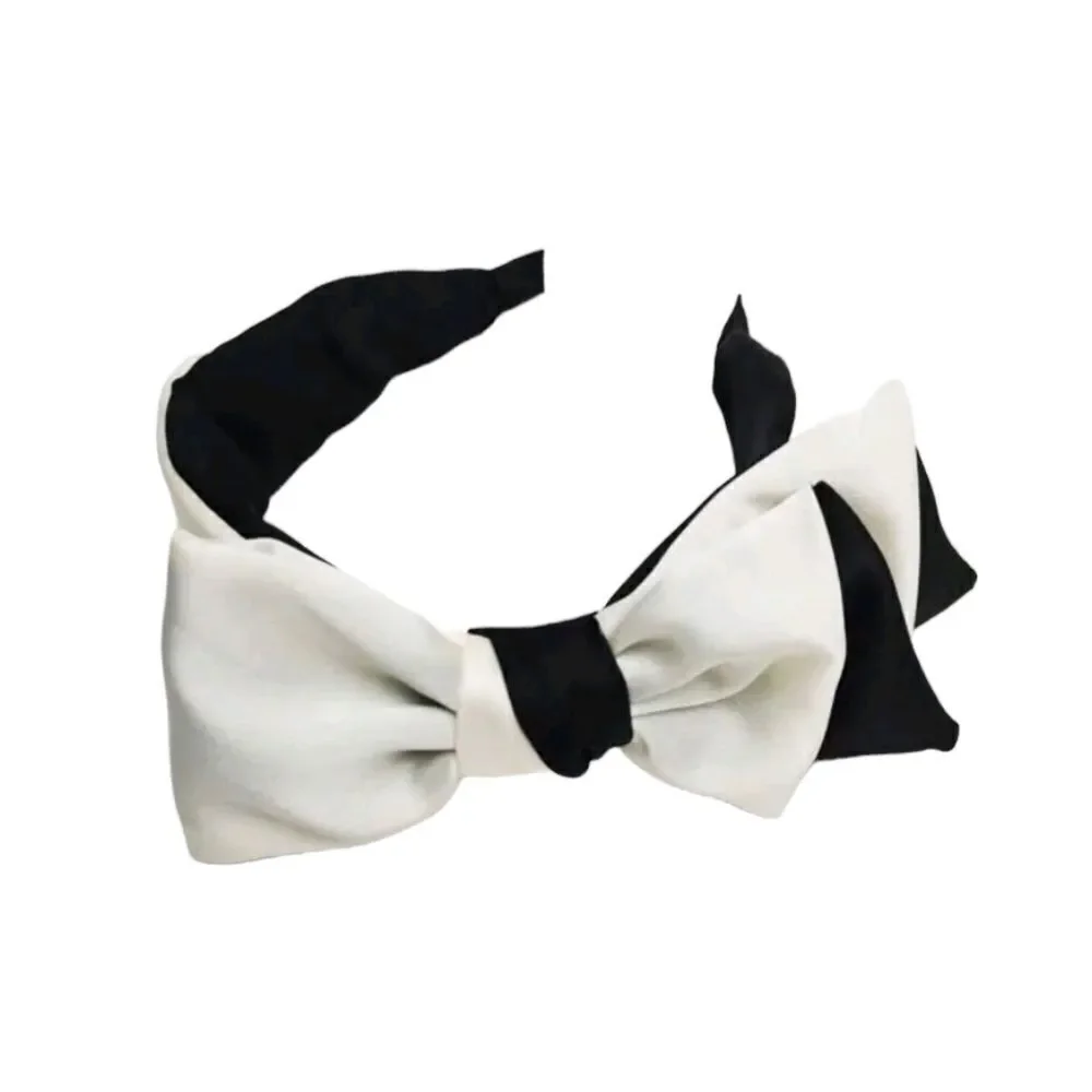 Color Block Bow Headband - Picture 3 of 3